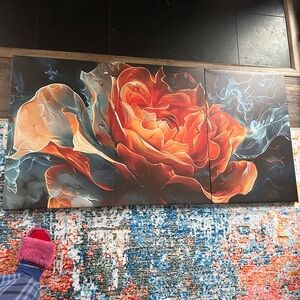 Floral Abstract Canvas Art